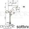 Sottini B1049AA Mixer Spare Diagram
