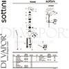 Sottini B1050AA Mixer Spare Tech Diagram