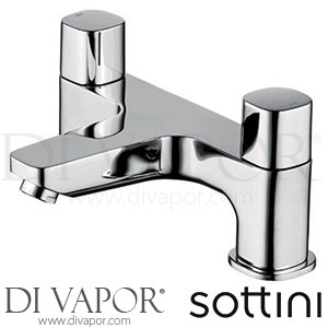 Sottini B1053AA Tesino 2 Hole Bath Filler Spare Parts