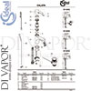 Ideal Standard B1148AA Mixer Spare Tech Diagram