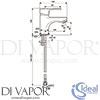Ideal Standard B1149AA Mixer Spare Diagram