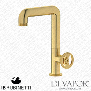 IB Rubinetti B1202ON Bold Tall Monohole Washbasin Mixer Complete with Drain Spare Parts