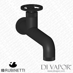 IB Rubinetti B1209NP Bold Monohole Wall Mounted Washbasin Mixer Complete with Drain Spare Parts