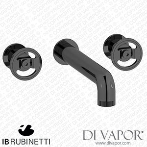 IB Rubinetti B1306CF Bold Wall Mounted Widespread Tap Tap Spare Parts