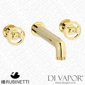 IB Rubinetti B1306II Bold Wall Mounted Widespread Tap Tap Spare Parts