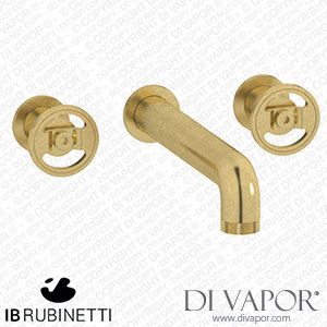 IB Rubinetti B1306ON Bold Wall Mounted Widespread Tap Tap Spare Parts