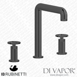 IB Rubinetti B1390CF Bold Three Holes Washbasin Set with Tall Spout Spare Parts