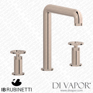 IB Rubinetti B1390RS Bold Three Holes Washbasin Set with Tall Spout Spare Parts