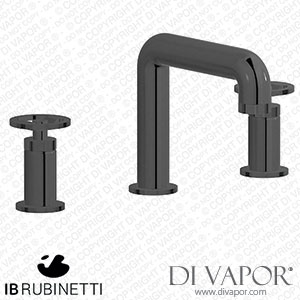 IB Rubinetti B1392CF Bold Three Holes Washbasin Set with Low Spout Spare Parts