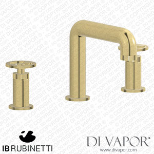 IB Rubinetti B1392IS Bold Three Holes Washbasin Set with Low Spout Spare Parts