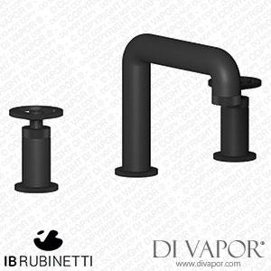 IB Rubinetti B1392NP Bold Three Holes Washbasin Set with Low Spout Spare Parts