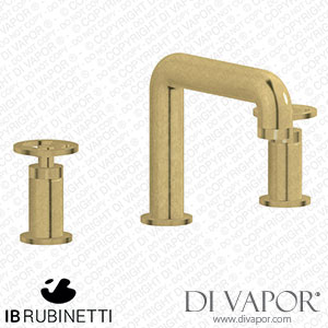 IB Rubinetti B1392ON Bold Three Holes Washbasin Set with Low Spout Spare Parts