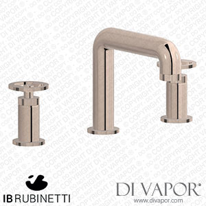 IB Rubinetti B1392RS Bold Three Holes Washbasin Set with Low Spout Spare Parts