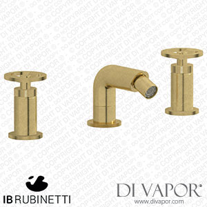 IB Rubinetti B1393ON Bold Three Holes Bidet Set Spare Parts