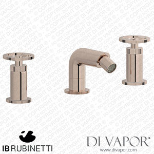IB Rubinetti B1393RS Bold Three Holes Bidet Set Spare Parts