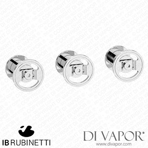 IB Rubinetti B1410CC Bold Three Holes Wall Mounted Shower with Two Ways Diverter Spare Parts
