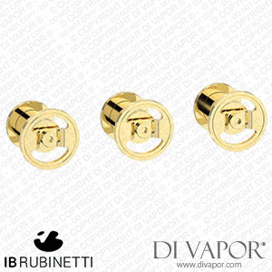 IB Rubinetti B1410II Bold Three Holes Wall Mounted Shower with Two Ways Diverter Spare Parts