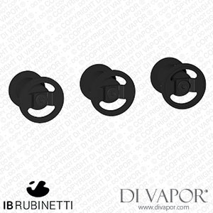 IB Rubinetti B1410NP Bold Three Holes Wall Mounted Shower with Two Ways Diverter Spare Parts