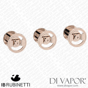IB Rubinetti B1410RS Bold Three Holes Wall Mounted Shower with Two Ways Diverter Spare Parts