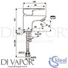 Ideal Standard B1480AA Mixer Spare Diagram