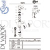 Ideal Standard B1480AA Mixer Spare Tech Diagram