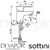 Sottini B1496AA GEN1 Mixer Spare Diagram