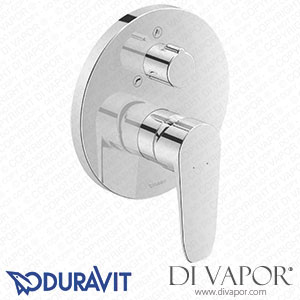 Duravit B.1 Single Lever Bath Mixer for Concealed Installation (B15210018010) Spare Parts