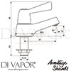 Armitage Shanks B1678AA GEN1 Spare Diagram