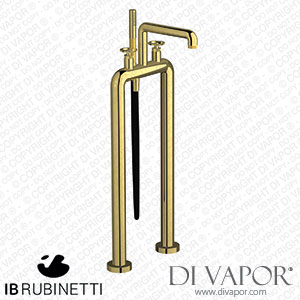 IB Rubinetti B1700OO Bold Freestanding Two Columns Bath Filler with Shower Kit Spare Parts