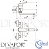 Ideal Standard B1717AA Mixer Spare Diagram
