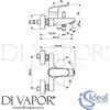 Ideal Standard B1721AA Mixer Spare Diagram
