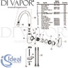 Ideal Standard Ceraflex Kitchen Sink Mixer Tap Spares
