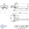 Ideal Standard Ceraflex Exposed Bath Shower Mixer Dimensions