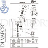 Ideal Standard B1811AA Mixer Spare Tech Diagram