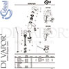Ideal Standard B1812AA Mixer Spare Tech Diagram