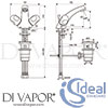 Ideal Standard B1839AA Mixer Spare Diagram