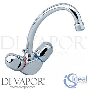 Ideal Standard B1859AA Aplha One Hole Basin Mixer with Rubber Valves G1/2 Spare Parts