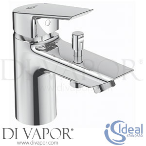 Ideal Standard B1957AA Tesi Single Lever Bath Shower Mixer with Kit Spare Parts