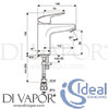 Ideal Standard B1959AA Tap Spare Diagram