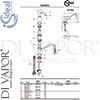 Ideal Standard B2136AA Mixer Spare Tech Diagram