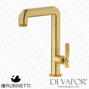 IB Rubinetti B2202ON Bold Tall Monohole Washbasin Mixer Complete with Drain Spare Parts