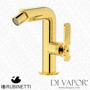 IB Rubinetti B2220OO Bold Monohole Bidet Mixer Complete with Drain Spare Parts
