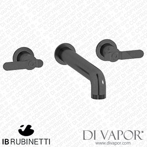 IB Rubinetti B2306CS Bold Wall Mounted Widespread Tap Tap Spare Parts