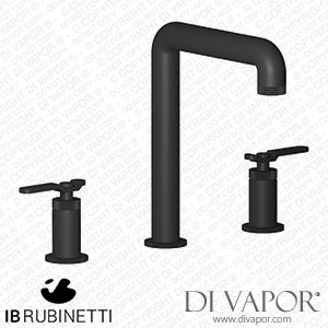IB Rubinetti B2390NP Bold Three Holes Washbasin Set with Tall Spout Spare Parts