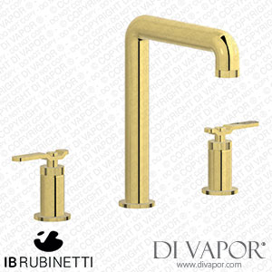 IB Rubinetti B2390OO Bold Three Holes Washbasin Set with Tall Spout Spare Parts