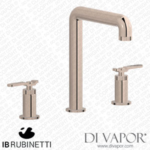 IB Rubinetti B2390RS Bold Three Holes Washbasin Set with Tall Spout Spare Parts