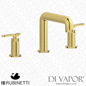 IB Rubinetti B2392OO Bold Three Holes Washbasin Set with Low Spout Spare Parts