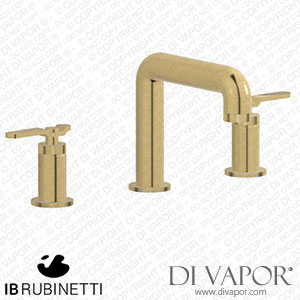 IB Rubinetti B2392OS Bold Three Holes Washbasin Set with Low Spout Spare Parts