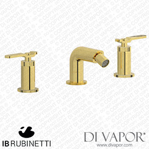 IB Rubinetti B2393OO Bold Three Holes Bidet Set Spare Parts