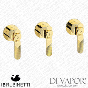 IB Rubinetti B2410II Bold Three Holes Wall Mounted Shower with Two Ways Diverter Spare Parts